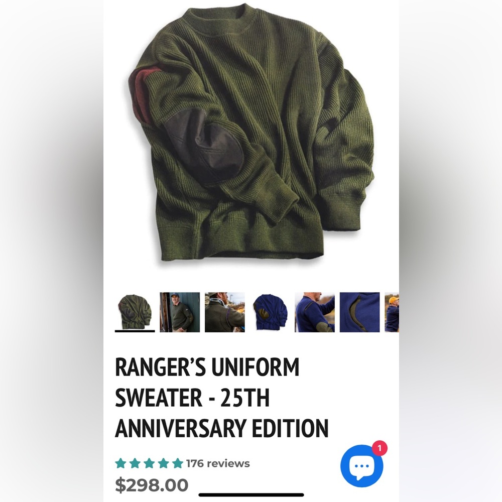 NWT Atlantic Rancher Rangers Uniform - 25th Anniversary Edition